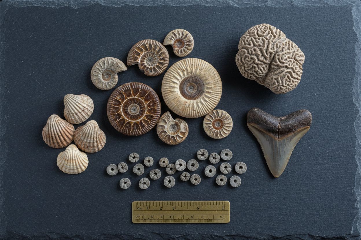 Fossils up close